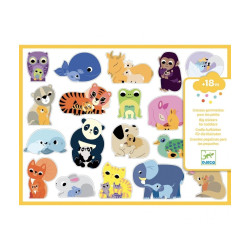 Stickers Baby Dieren Groot