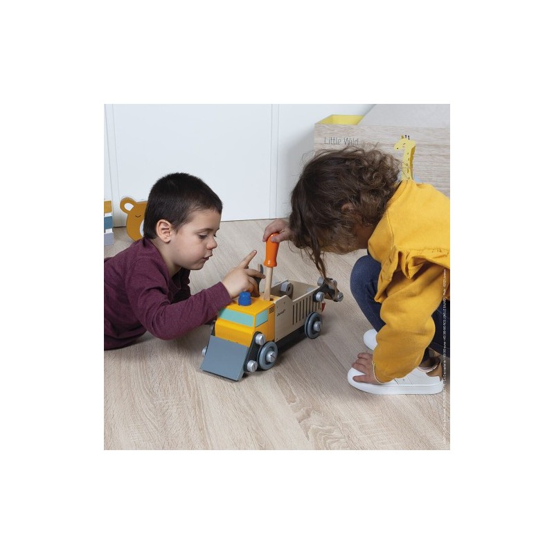Vrachtwagen Wegenbouw Brico Kids