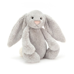 Knuffel Konijn Bashful Silver Bunny Large