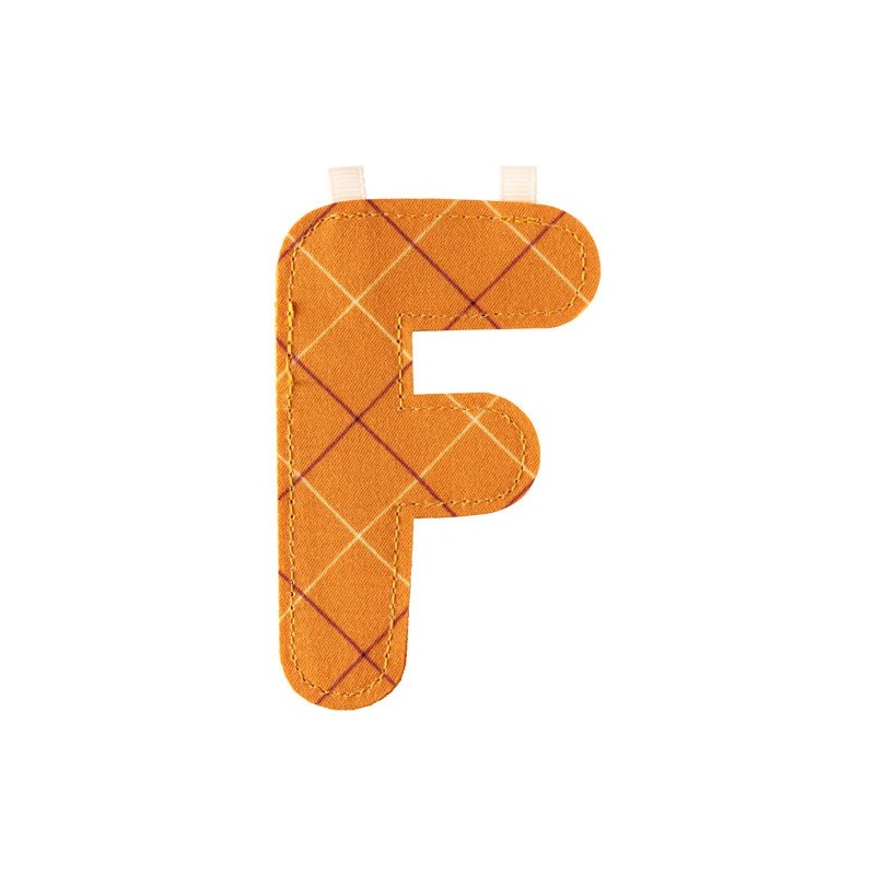 Stoffen Letter F