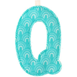 Stoffen Letter Q