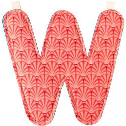 Stoffen Letter W Stoffen Letter W