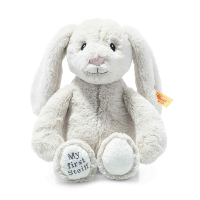 Knuffel Hoppie Rabbit My First Lichtgrijs 26cm