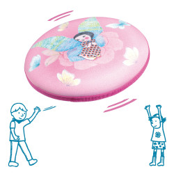 Werpschijf Frisbee Flying Girl