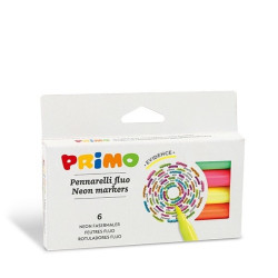 Viltstiften Neon Dun ø2 mm Set 6-delig in doos