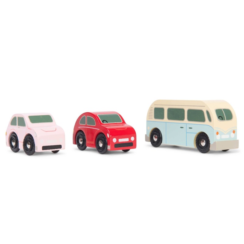 Retro Metro Car Set Hout