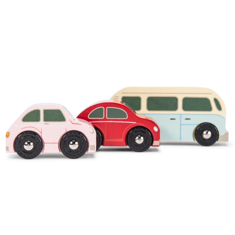 Retro Metro Car Set Hout