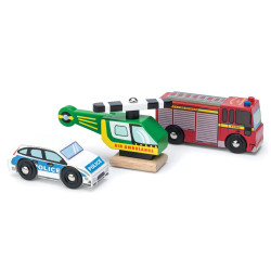 Emergency Vehicle Set Hout