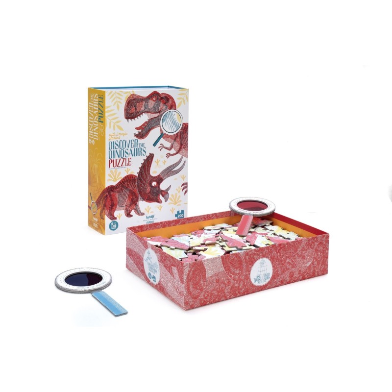 Puzzel Discover the Dinosaurs 200 pcs