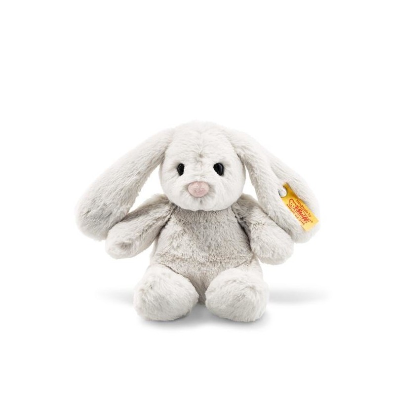 Knuffel Hoppie Rabbit Lichtgrijs 18cm