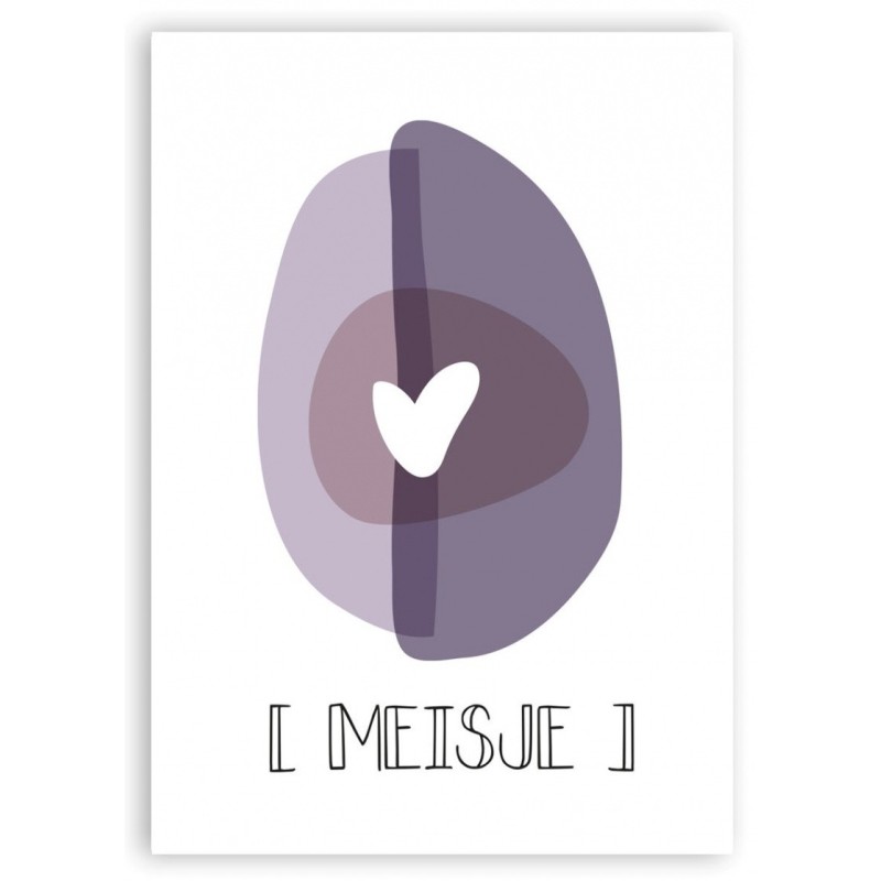 Wenskaart Meisje