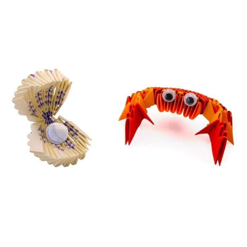 Origami Set Zeedieren 3D 4-delig