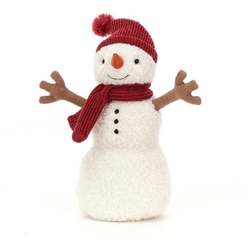 Knuffel Sneeuwpop Teddy Snowman Knuffel Sneeuwpop Teddy Snowman
