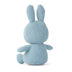 Zittend Light Wash Denim Blauw 23 cm