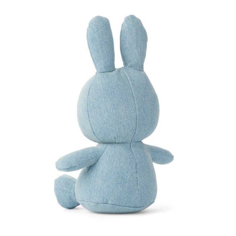 Zittend Light Wash Denim Blauw 23 cm