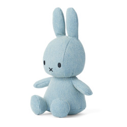 Zittend Light Wash Denim Blauw 23 cm