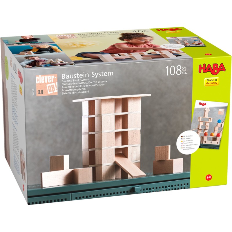 Blokken - Bouwsteensysteem Clever-Up! 3.0 (108 delen)
