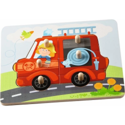 Inlegpuzzel Brandweer 6pcs