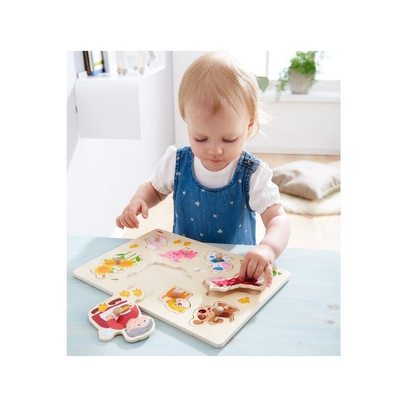 Inlegpuzzel Oma Linda's Dieren 8pcs