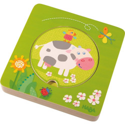Houten puzzel Boerderijdieren