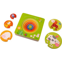 Houten puzzel Boerderijdieren Houten puzzel Boerderijdieren