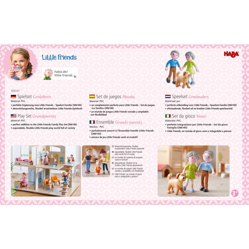 Little Friends - Speelset Grootouders Little Friends - Speelset Grootouders