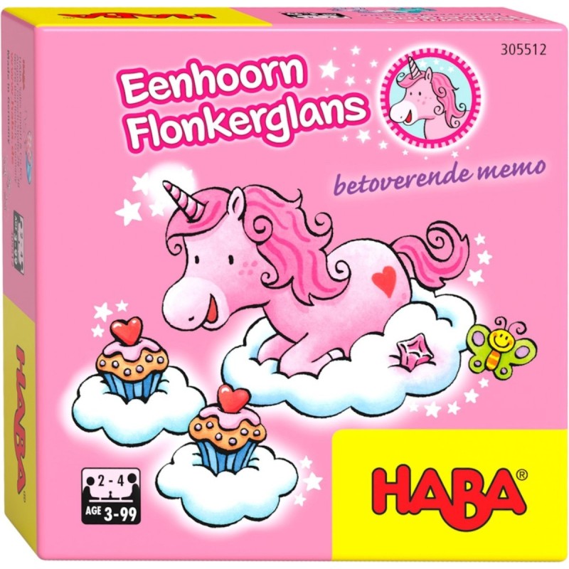 Supermini Spel - Eenhoorn Flonkerglans - Betoverende memo (Nederlands)