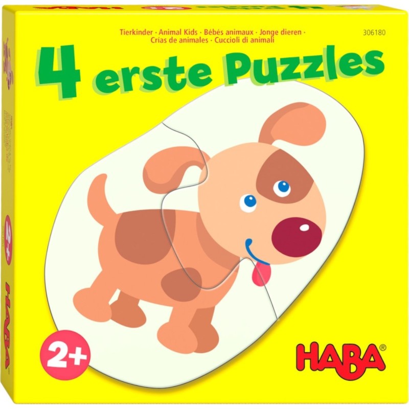 4 Eerste Puzzels Jonge dieren 2pcs 4 Eerste Puzzels Jonge dieren 2pcs