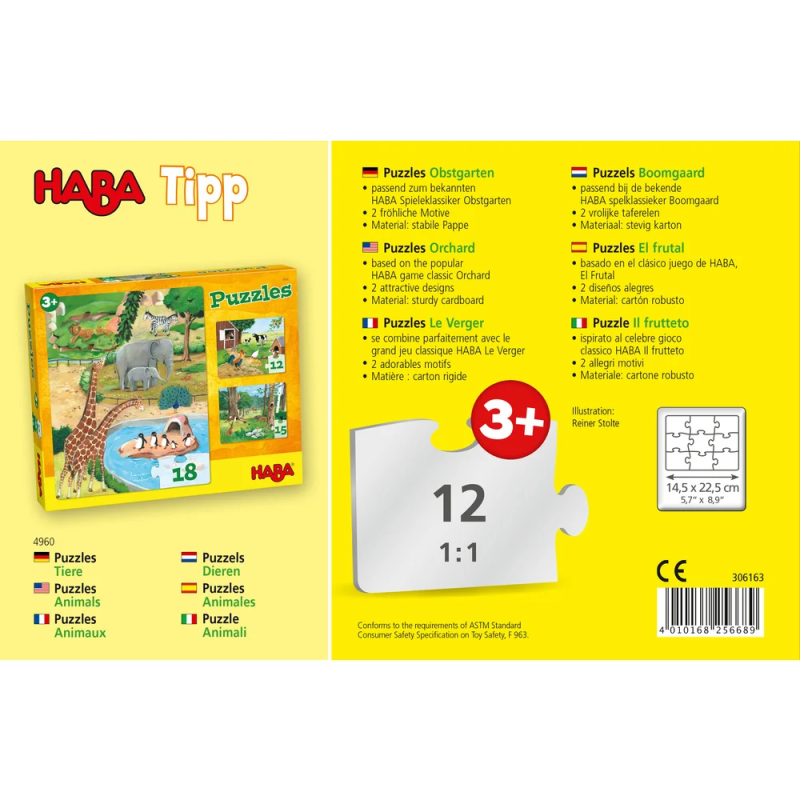 Puzzels - Boomgaard 12pcs