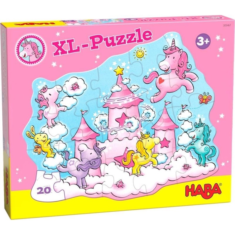 Puzzel Eenhoorn Flonkerglans Wolkenpuzzelpret 20pcs