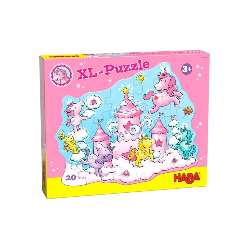Puzzel Eenhoorn Flonkerglans Wolkenpuzzelpret 20pcs