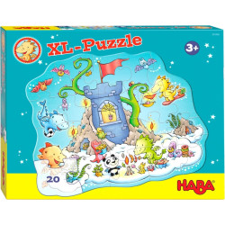 Puzzel Draak Fonkelvuur XL Puzzelparty 20-pcs