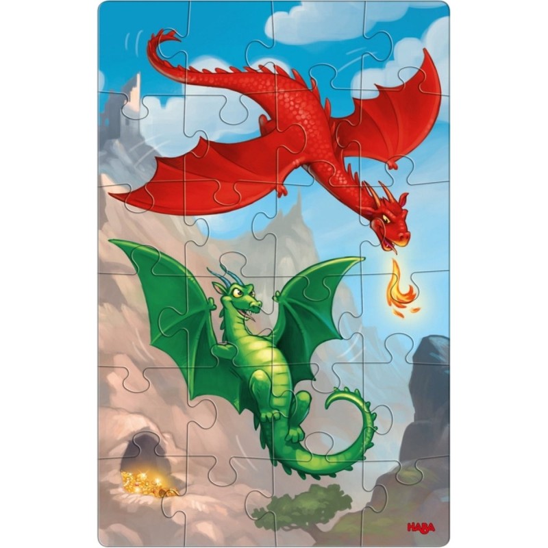 Puzzels Draken 24pcs set 2-delig