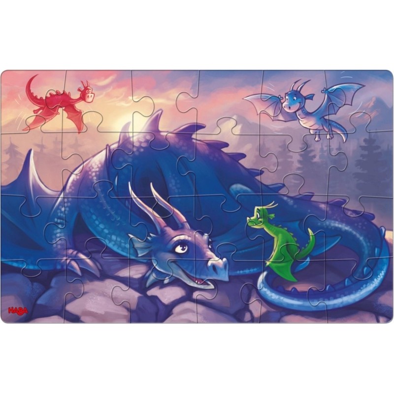 Puzzels Draken 24pcs set 2-delig