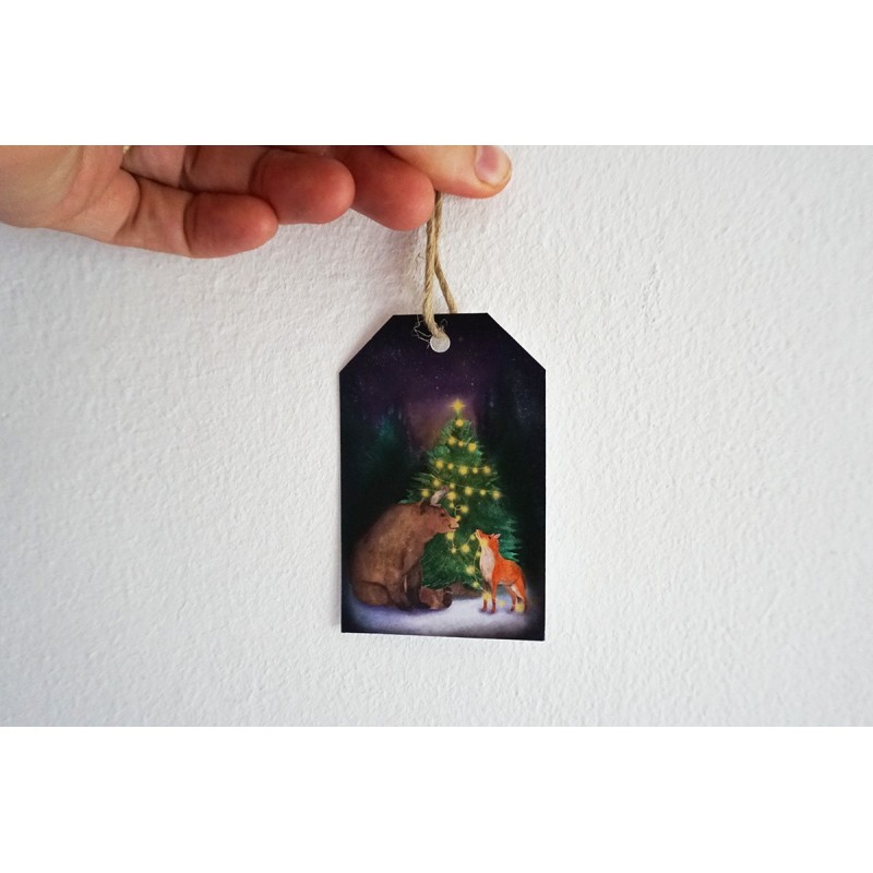 Cadeaulabelset Kerst