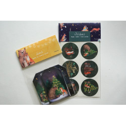 Cadeaulabelset Kerst