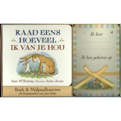 Raad eens hoeveel ik van je hou Boek & Mijlpaalkaarten