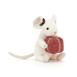 Knuffel Muis Merry Mouse Present