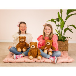 Knuffel Teddy Beer Hazelnootbruin 34 cm