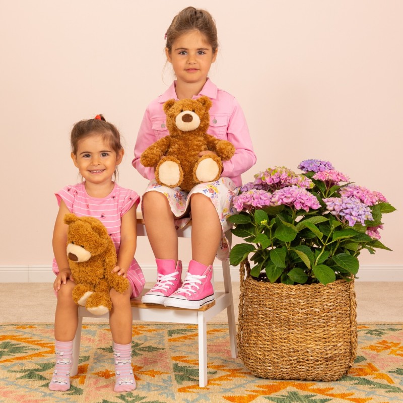 Knuffel Teddy Beer Hazelnootbruin 34 cm