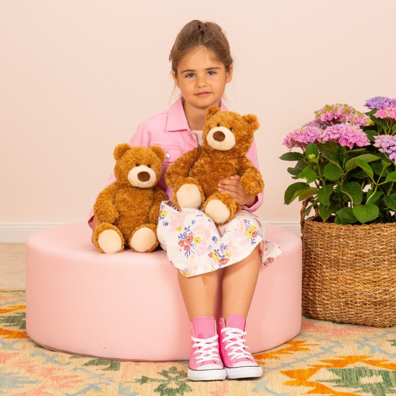 Knuffel Teddy Beer Hazelnootbruin 34 cm