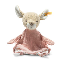 Knuffeldoek Raja Hert Beige Roze