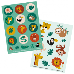 Stickerset Jungle