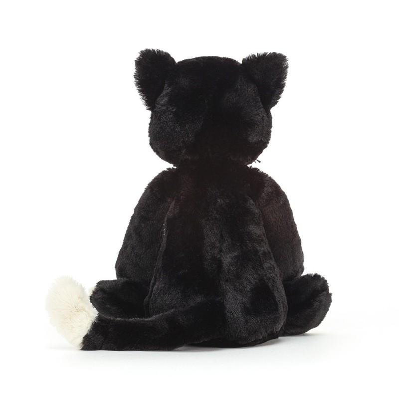 Knuffel Kat Bashful Black Kitten Medium Knuffel Kat Bashful Black Kitten Medium