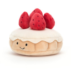 Knuffel Gebakje Pretty Patisserie Tarte Aux Fraises Knuffel Gebakje Pretty Patisserie Tarte Aux Fraises