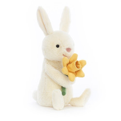 Knuffel Konijn Bobbi Bunny with Daffodil
