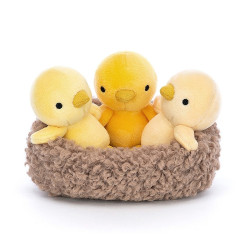 Knuffel Kuikens Nesting Chickies
