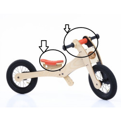 Seatcover en Handlebar Oranje