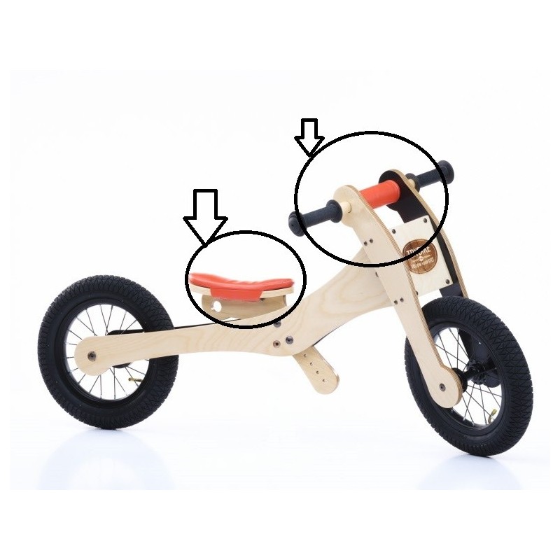 Seatcover en Handlebar Oranje