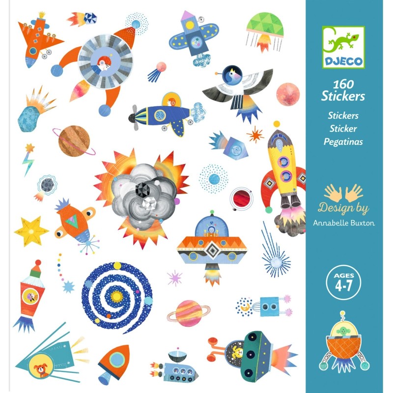 Stickerset Ruimte Interstellar Stickerset Ruimte Interstellar